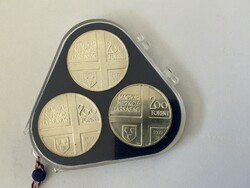 1977 Festő sor 200 Ft forint 3 db érme MNB tokban 84 gr 640