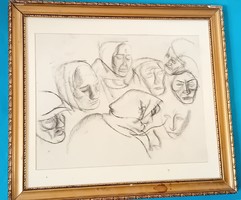 Winkler László : Fejtanulmányok , szénrajz