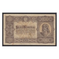 Magyarország,100 korona 1923 VG+
