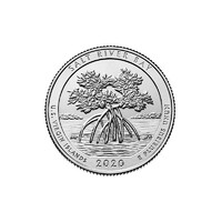 USA,quarter dollar 2020 S - Salt River Bay aUNC+
