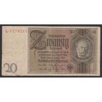 Németország,20 reichsmark 1929 F