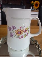 20 cm magas 1.5 l-es Alföldi porcelán tölcsérvirágos kancsó. Nosztalgia darab!