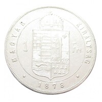 Magyarország,1 forint 1878 EF- ezüst 12.34g900