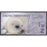 Arctic Territories,2 polar dollars 2010 - SPECIMEN UNC