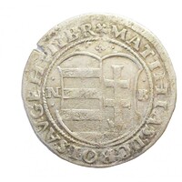 Magyarország,II. Mátyás garas 1616 NB VF+ ezüst 1.85g