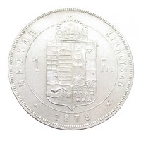 Magyarország,1 forint 1879 EF+ ezüst 12.34g900