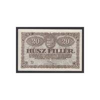 Magyarország,20 fillér 1920 - 23 széria aUNC+