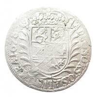 Németország,August Frederick of Holstein-Gottorp 2/3 tallér 1678 - Lübecki püspökség EF ezüst 16.93g