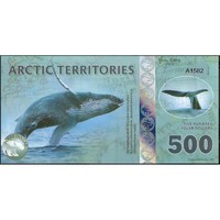 Arctic Territories,500 polar dollar 2017 UNC