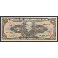Brazília,5 cruzeiros 1953 EF-