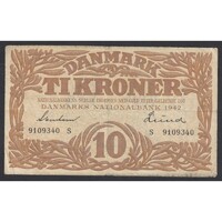 Dánia,10 kroner 1942 F