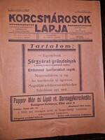 1930, a Korcsmárosok lapja egy száma, ritka