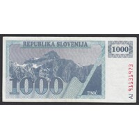 Szlovénia,1000 tolarjev 1992 F