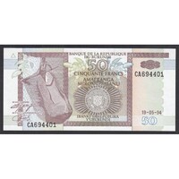 Burundi,50 francs 1994 UNC