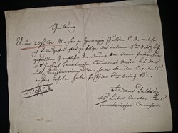 1832, nyugta Pestről,kézzel írva