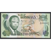 Botswana,10 pula 2002 UNC