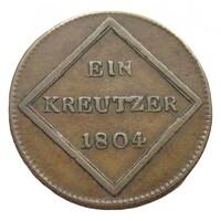 Ausztria,Kurfürst Ferdinánd 1 krajcár 1804 - Salzburg VF réz