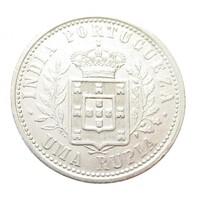 Portugália,1 rupia 1903 - Portugál India EF ezüst 11.66g920