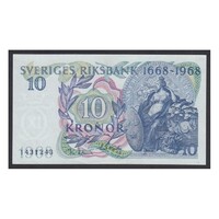 Svédország,10 kronor 1968 UNC