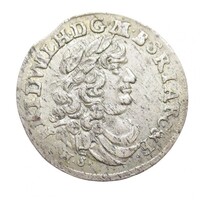 Németország,Frigyes Vilmos 6 garas 1683 HS - Poroszország EF+ ezüst 3.77g