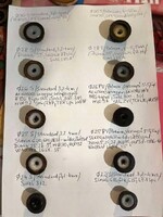 Dugattyú tömítések,tömörített bivalybőrből-különböző légfegyverekhez