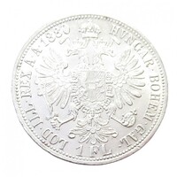 Ausztria,1 florin 1880 EF+ ezüst 12.34g900