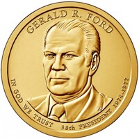 USA,1 dollar 2016 D - Gerald R. Ford aUNC+