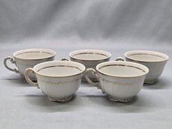 Zsolnay Barokk, tollazott mokkás, kávés csésze ÁR/DB