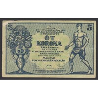 Magyarország,5 korona 1919 G+