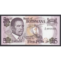 Botswana,5 pula 1992 UNC