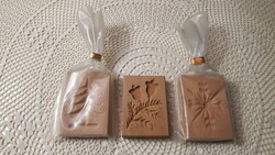 Fából készült,mézeskalács forma,kekszmintázó,süteményprés 3 db.