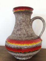 Übelacker (Ü-Keramik)német "Fat Lava" kerámia kancsó-váza