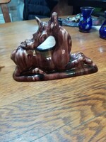 Kerámia szarvas hibátlan.Akció Aukció több száz termék vegye vigye