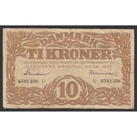 Dánia,10 kroner 1943 F
