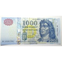 Magyarország,1000 forint 2010 DC UNC