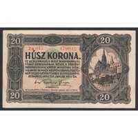 Magyarország,20 korona 1920 EF+