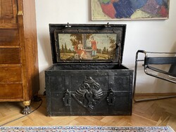 17.századi Vas Láda - Pénzes Láda