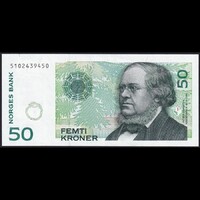 Norvégia 50 Kroner 1999 P-46b UNC