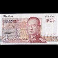Luxemburg 100 Francs 1986 P-58a UNC