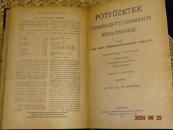 TERMÉSZETTUDOMÁNYI KÖZLÖNY 1921 + PÓTFÜZETEK 1-4  1920