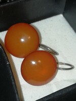 Borostyán fülbevaló . Hihetetlen aukciók és akciók folyamatosan !Vegye-Vigye