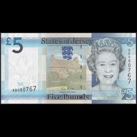 Jersey 5 Pounds 2010 P-33 QE II UNC