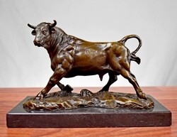 Bronz Bika Szobor: Az Erő és a Kitartás Szimbóluma