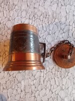 Fedeles rézötvözet kupa