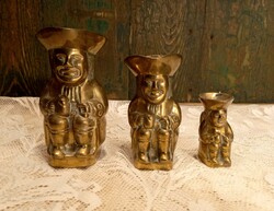 Réz kancsó, kis korsó, miska kancsó szett - 3 db