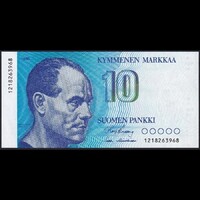 Finnország 10 Markkaa 1986 P-113 UNC