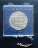 Magyar Nemzeti Múzeum ezüst 200 Forint MNB tokban !!!