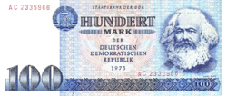 NDK Német Demokratikus Köztársaság 100 márka 1975 UNC