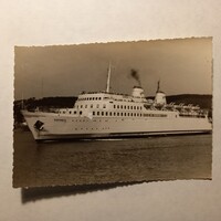 Régi képeslap MS Sassnitz komphajó  - Németország