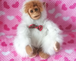 Retro plüss majom figura